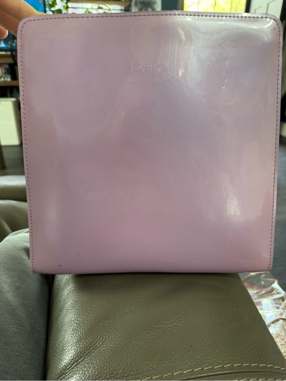 Beijo Glossy Lilac Backpack - Lilac